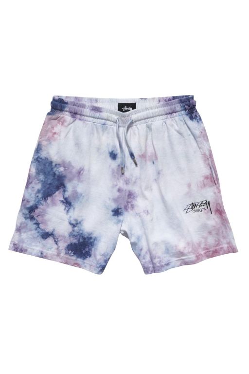 Stussy Womens Designs Rugby Marble Short Leisure Sets Pink - AIBTH9748